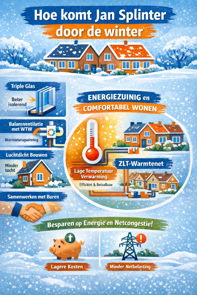 Infographic over de strategie om efficiënt en betaalbaar de transitie te doen.